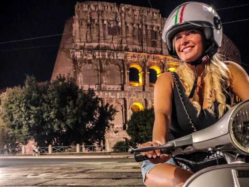 Rome by Night Vespa Tour With Driver/Private Guide - Why a Vespa is a smart way to see Rome at night