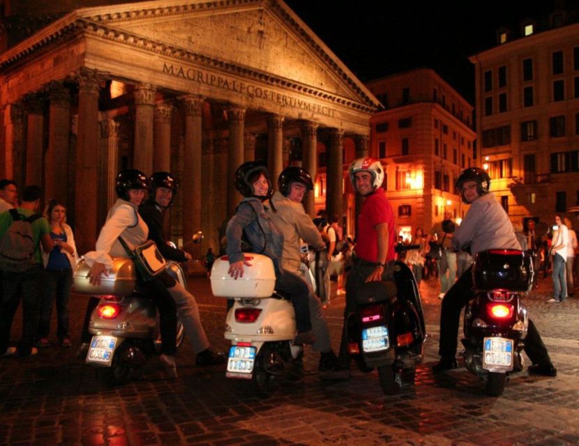 Rome by Night Vespa Tour With Driver/Private Guide - Meeting your driver and getting ready