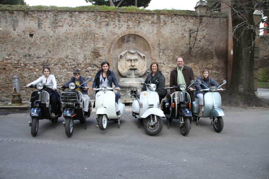 Rome: Half-Day Vespa Tour with Private Driver - What the pickup and ride feel like