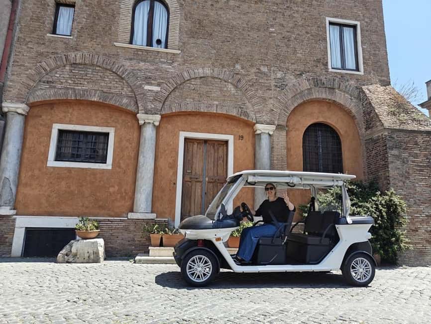 Rome: Private Golf Cart Tour with Driver - The Colosseum and Roman Forum: Rome’s ancient core