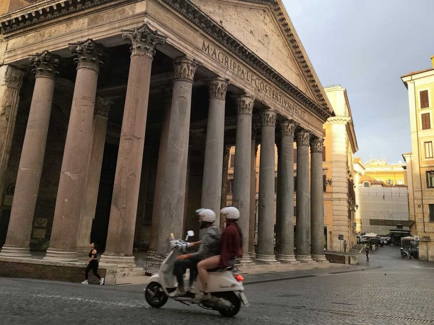 Rome Vespa Half-Day Tour with Private Driver - Safety, comfort, and the back seat
