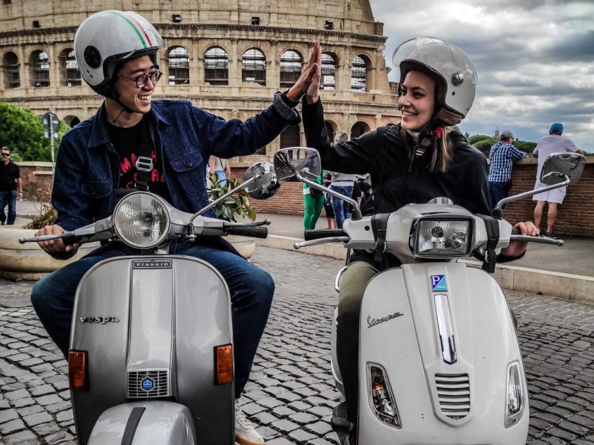 Rome Vespa Half-Day Tour with Private Driver - What makes the stops worthwhile