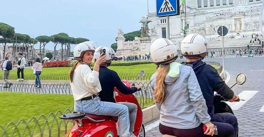 Rome Vespa Half-Day Tour with Private Driver - Your three-hour route through Rome