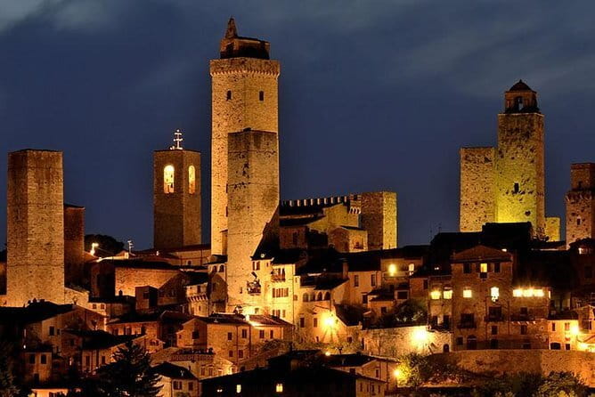 San Gimignano and Volterra Tour by Private Luxury Van - San Gimignano’s towers and two sunny piazzas
