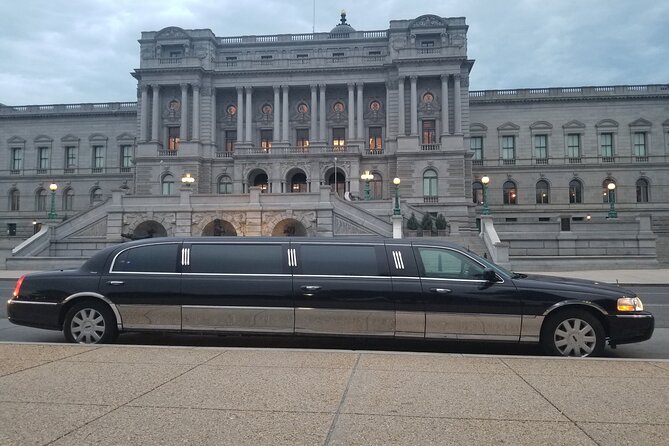 Stretch Limo Private Day & Night Custom Tours of Washington DC - The White House and FBI Headquarters