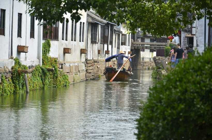 Suzhou Flexible Guided Day Trip from Shanghai by Private Car - A boat ride on the Grand Canal