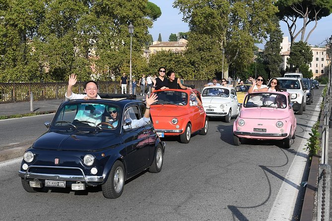 The ORIGINAL Fiat 500 3hour chauffeured tour - The Pyramid of Cestius adds an unexpected Roman chapter