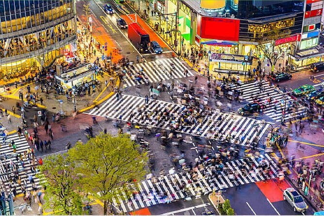 Tokyo City Tour by Private Car & English guide - Shibuya Crossing: Tokyo at full speed