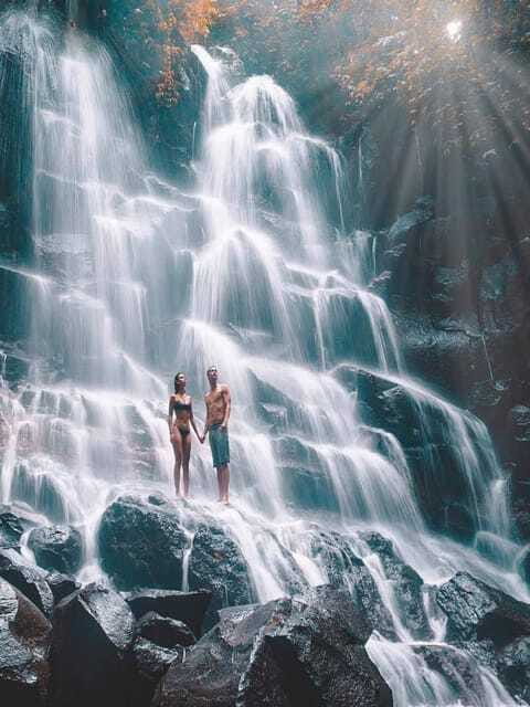 Ubud: 4 Waterfalls Tour with Private Driver - Suwat Waterfall and the final swim