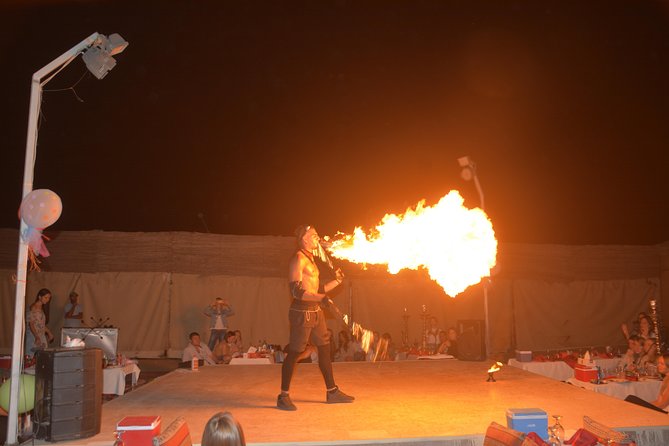 VIP Evening Red Dunes Desert Safari with Private Car - Six live shows after dinner