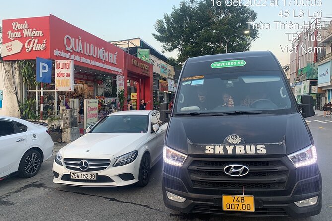 VIP Limousine: Hue to Hoi An Trip - Pickup, mobile ticket, and cancellation details