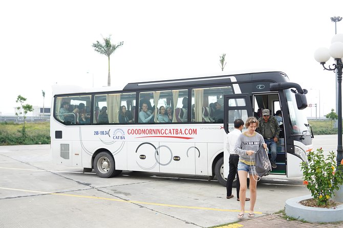 VIP VAN : Hanoi to cat ba or Return by Luxury van - The ferry or speedboat connection